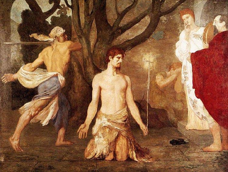 Pierre Puvis de Chavannes The Beheading of St John the Baptist china oil painting image